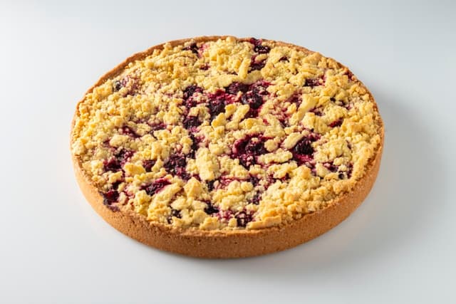 TARTA CRUMBLE DE CEREZA