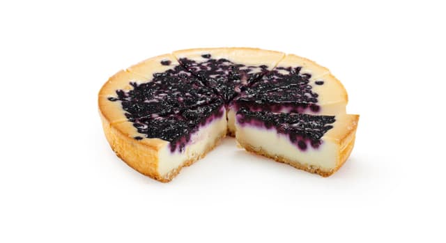 TARTA DE QUESO CON ARANDANOS