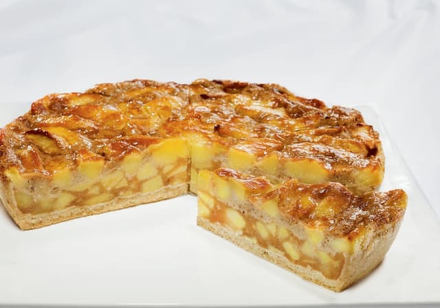 TARTA DE MANZANA VEGANA