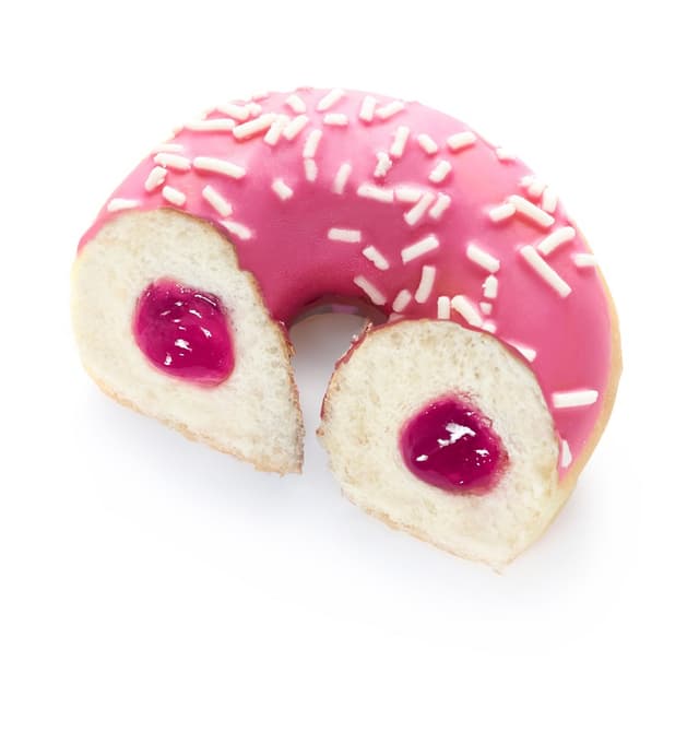 MINI DONITS FRESA-RELLLENO