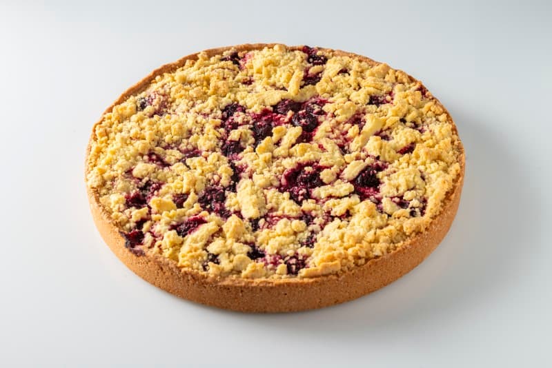 TARTA CRUMBLE DE CEREZA