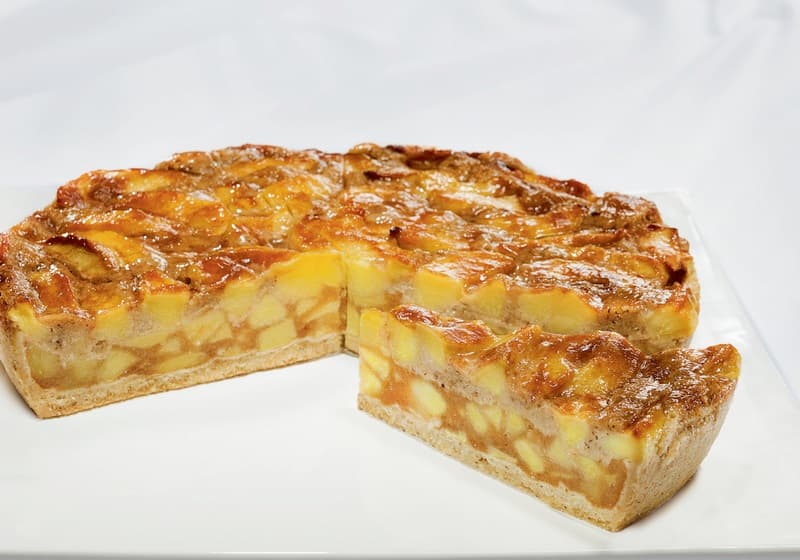 TARTA DE MANZANA VEGANA